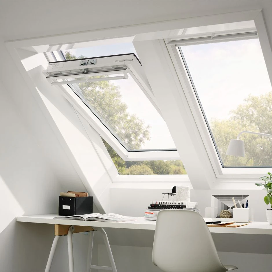 VELUX Dachfenster GGL 2069 Schwingfenster Holz Weiß Lack ENERGIE Hitzeschutz – Bild 3