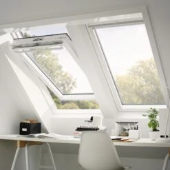 VELUX Dachfenster GGL 2068 Schwingfenster Holz ENERGIE Weiß Fenster