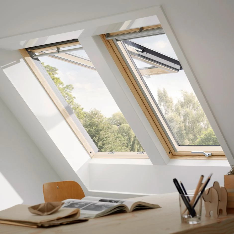 VELUX Dachfenster GPL 3070 Klapp-Schwingfenster Holz THERMO Fenster