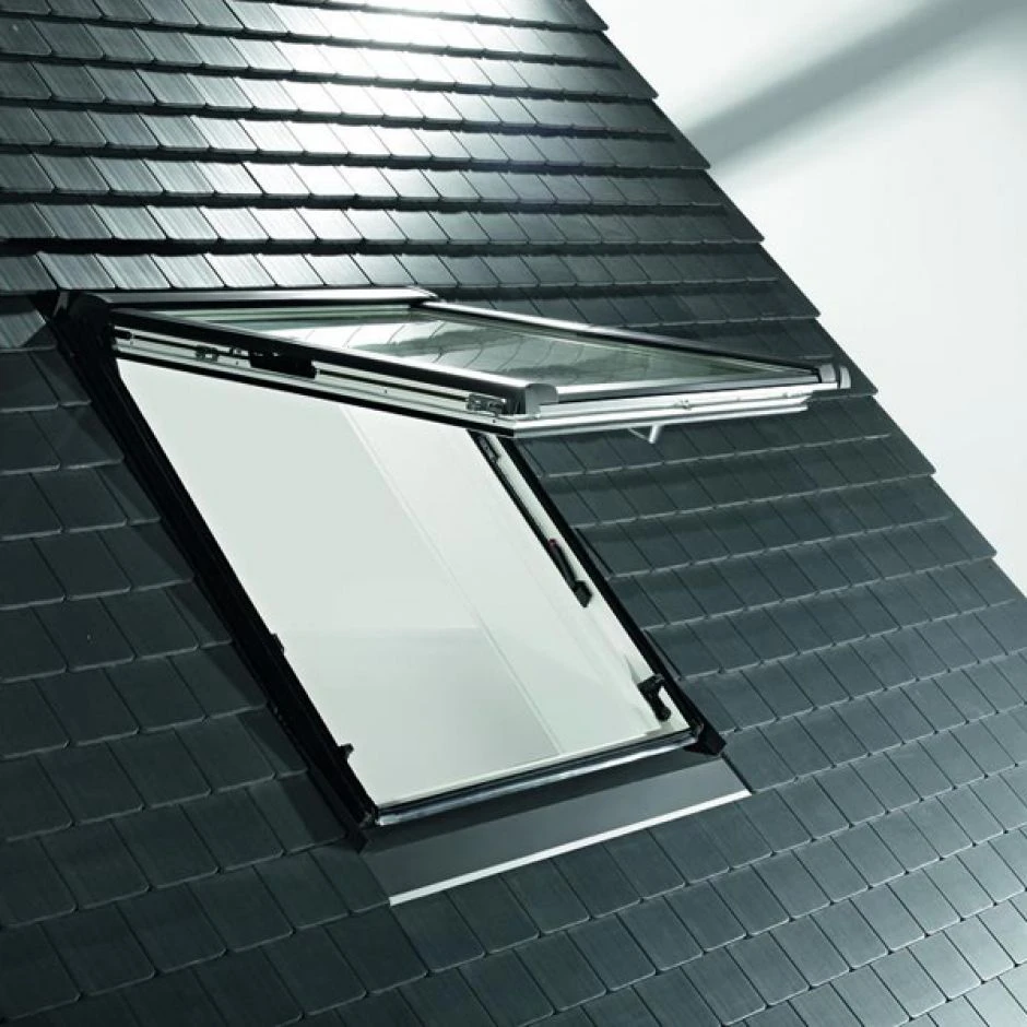 Roto Elektro-Klapp-Schwingfenster WDC I89P K WD AL Kunststoff Dachfenster