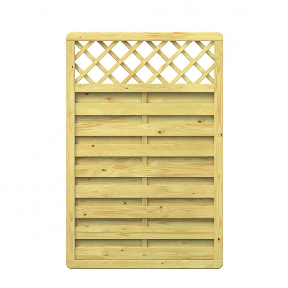 TraumGarten Sichtschutzzaun Holz XL Gitter â Bild 2