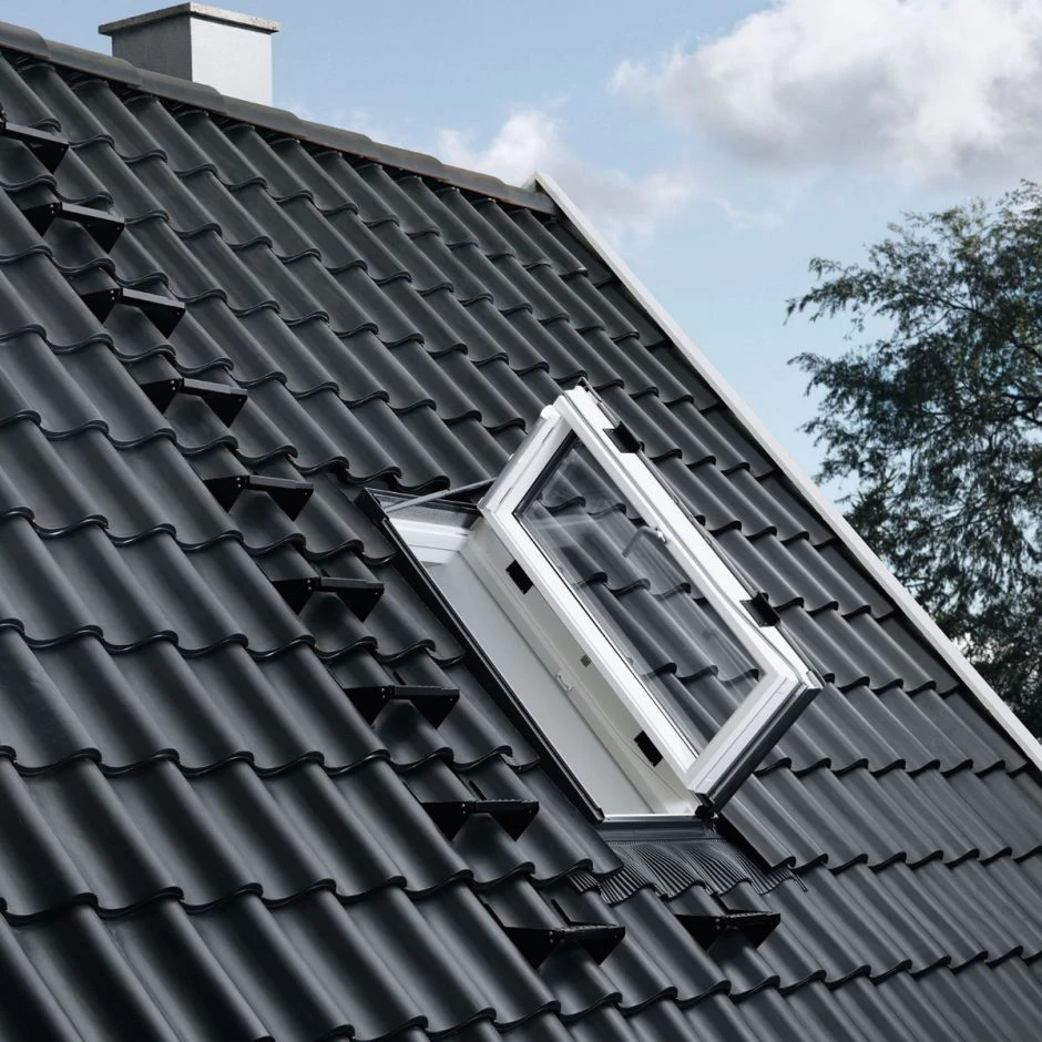 VELUX Ausstiegsfenster GXL 2070 Holz THERMO Weiß Fenster