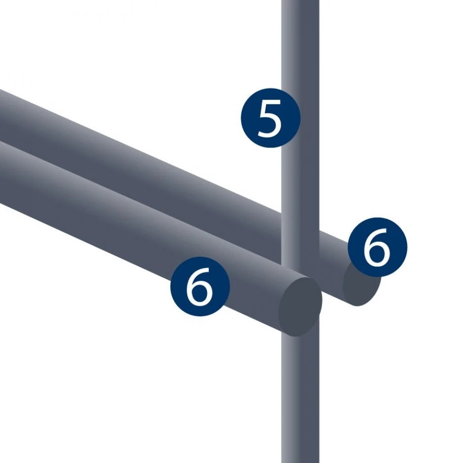 Doppelstabmatte Anthrazitgrau (RAL 7016) â Bild 3