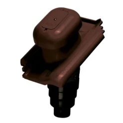 Erlus E58/E58 S Alu-Sanlüfter Brazilbraun Dachziegel Dachentlüftung