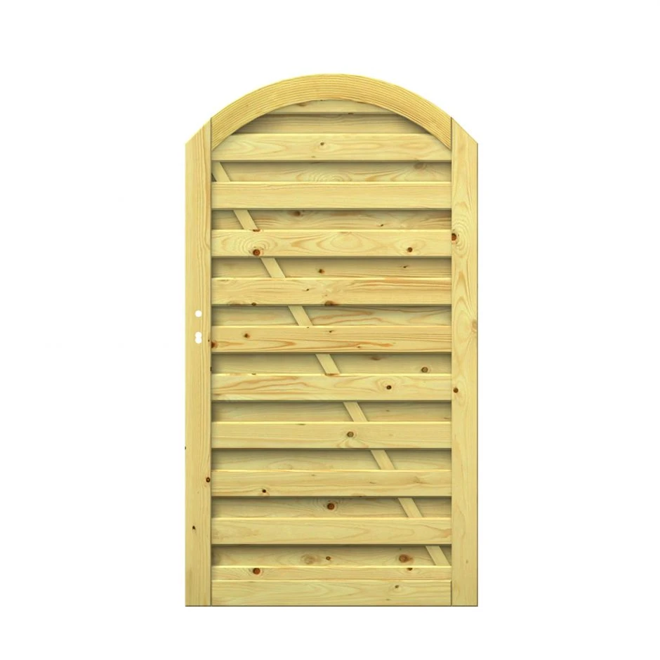 Wellker Sichtschutzzaun Holz Tor Rund