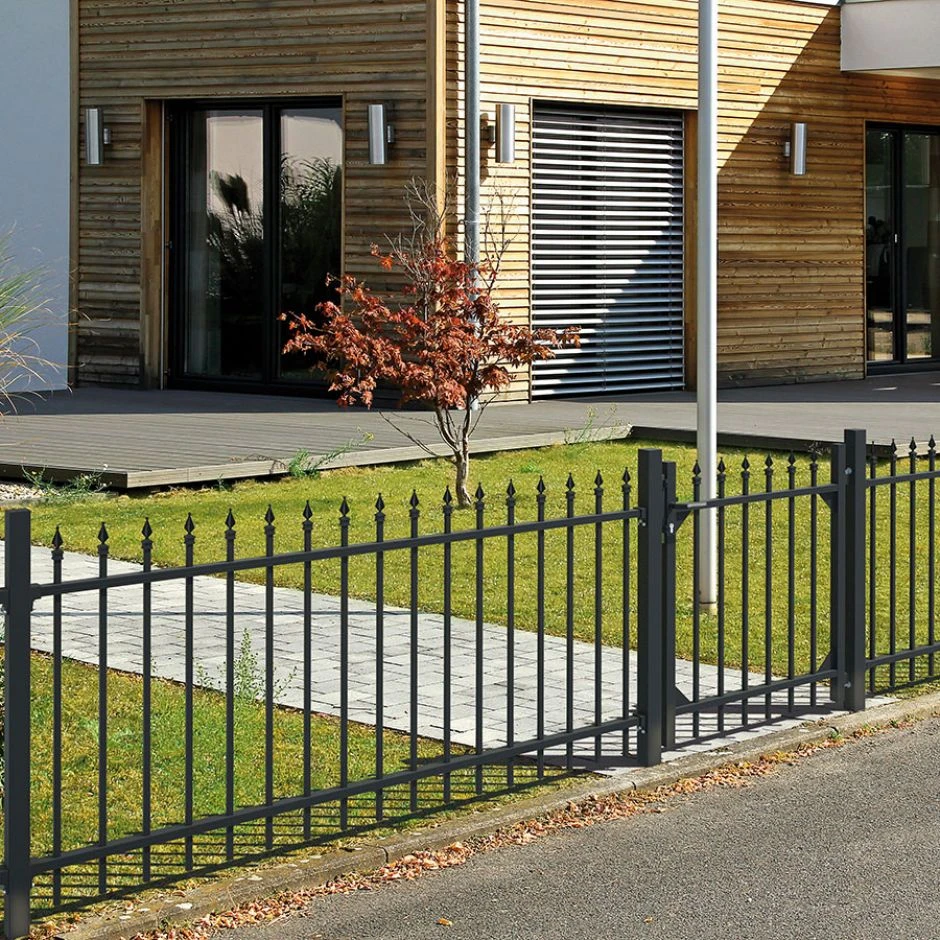 Alberts Anschlagpfosten FĂŒr Einzeltore Bordeaux/Chaussee/Circle Matt Schwarz â Bild 2