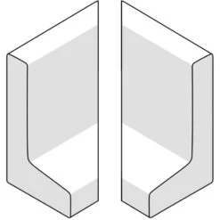 EHL Stützwinkel Außenecke Zweiteilig 50cm Breite