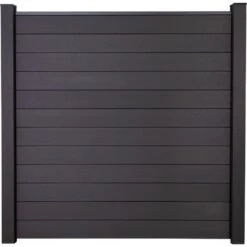 GroJa Solid Steckzaun Set Anthrazitgrau