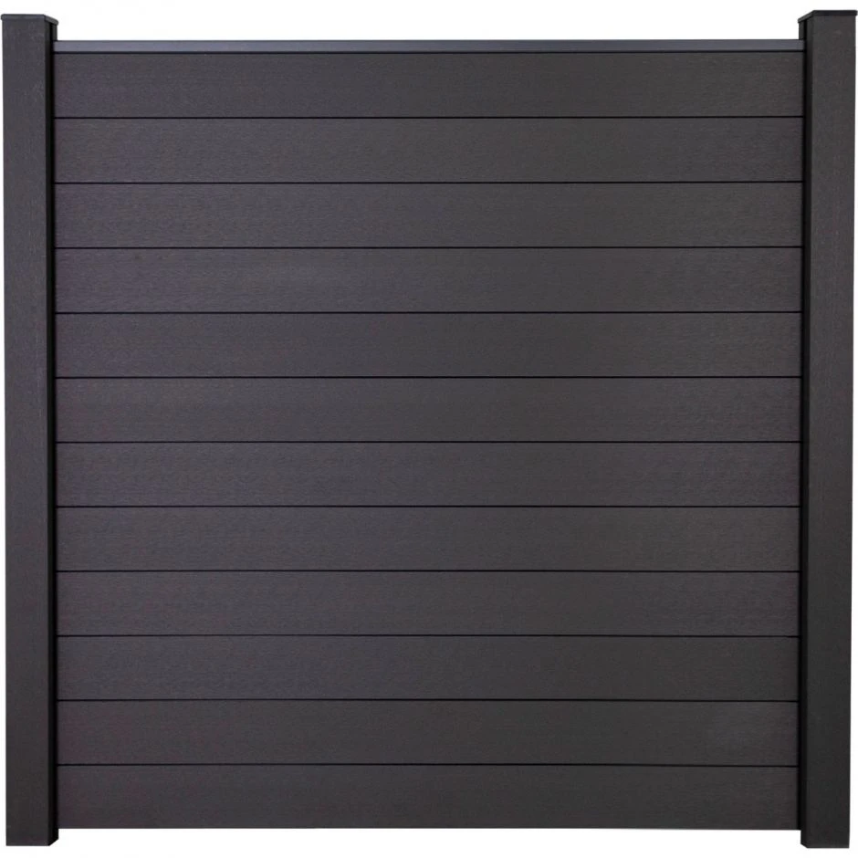 GroJa Solid Steckzaun Set Anthrazitgrau