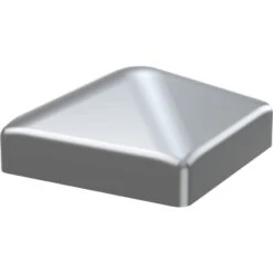 TraumGarten Pfostenkappe Pyramide LONGLIFE Edelstahl Abdeckkappe