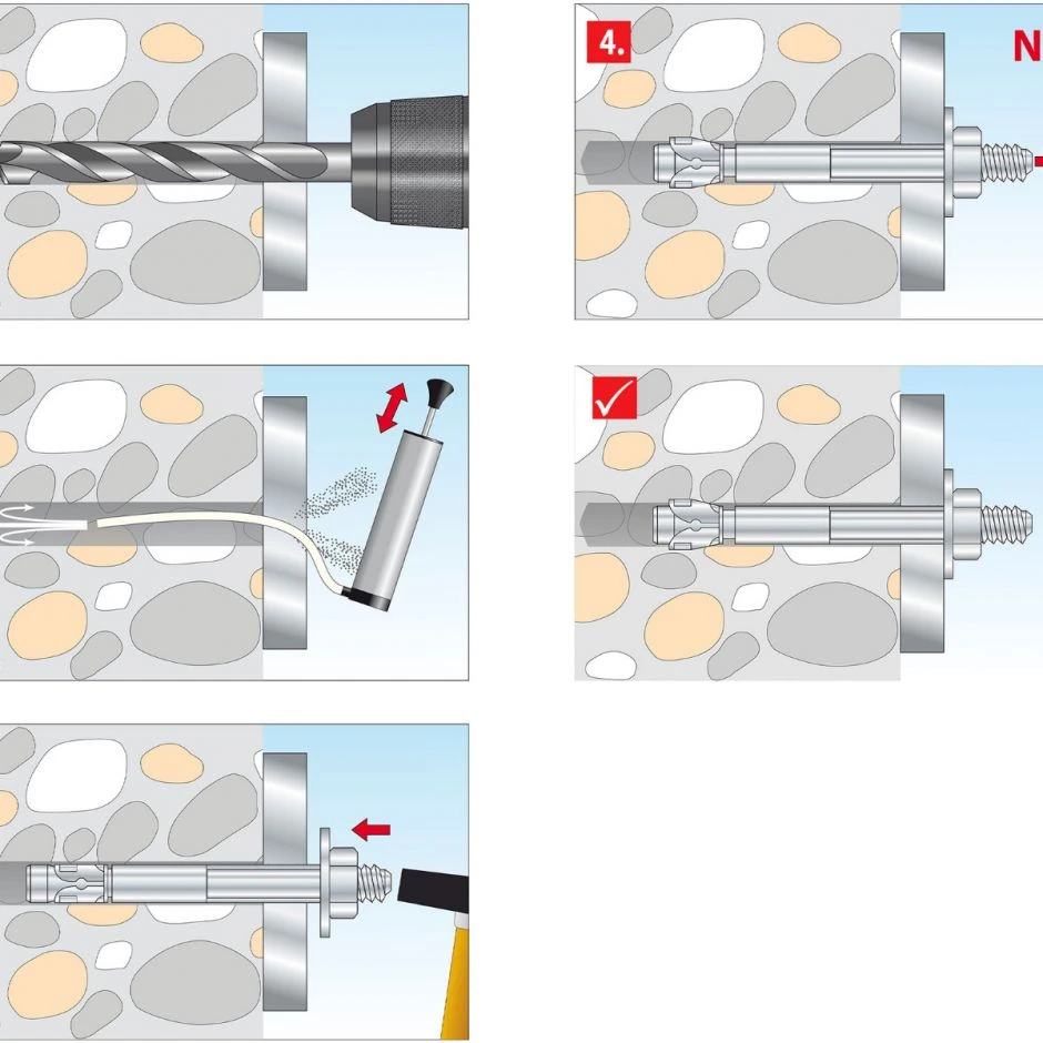 TOX Bolzenanker S-Fix Pro 1 A4 Edelstahl â Bild 4