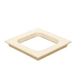 WESERWABEN Gartenmauer Residenz Pfeilerelement Kapitell Champagne