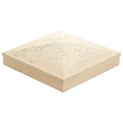 WESERWABEN Gartenmauer Residenz Pfeilerabdeckung Champagne