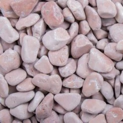 Ziersplitt Rosso Verona Getrommelt