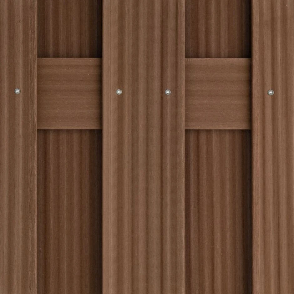 TraumGarten Sichtschutzzaun JUMBO WPC Braun â Bild 3