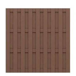 TraumGarten Sichtschutzzaun JUMBO WPC Braun