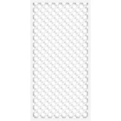 TraumGarten Sichtschutzzaun LONGLIFE RIVA Und ROMO Diagonalgitter Weiß