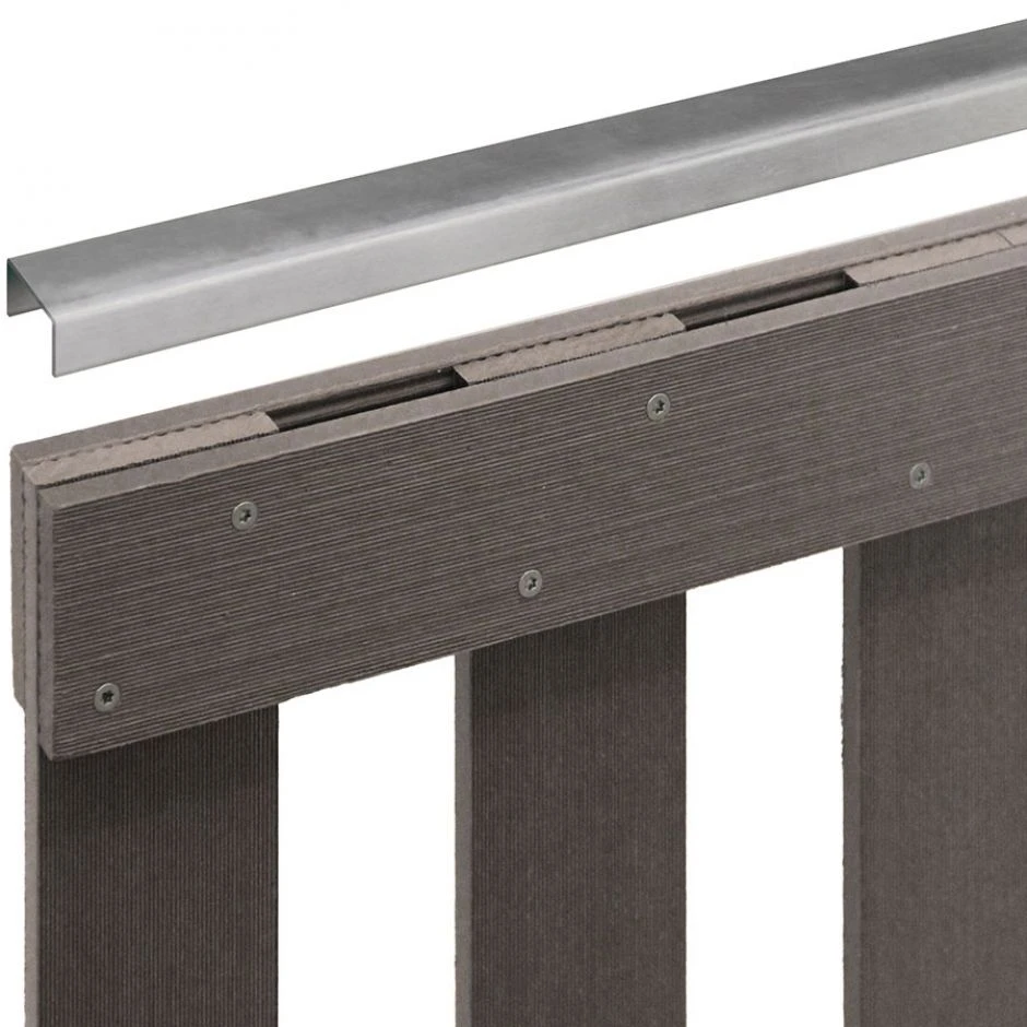 TraumGarten Gartenzaun WPC RAJA Anthrazit â Bild 4