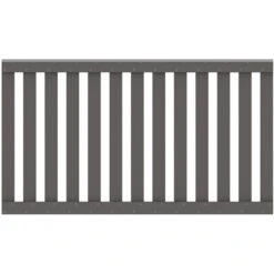 TraumGarten Gartenzaun WPC RAJA Anthrazit