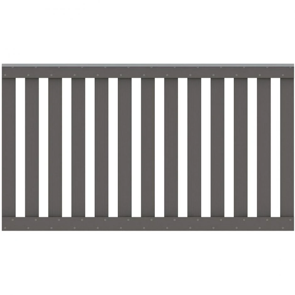 TraumGarten Gartenzaun WPC RAJA Anthrazit