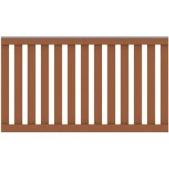 TraumGarten Gartenzaun WPC RAJA Braun