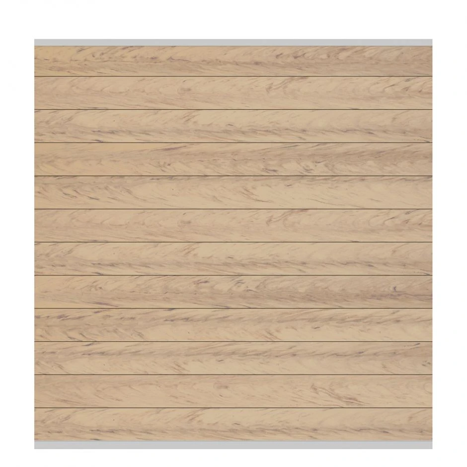 TraumGarten Sichtschutzzaun SYSTEM WPC CLASSIC Zaunfeld-Set Sand/Silber