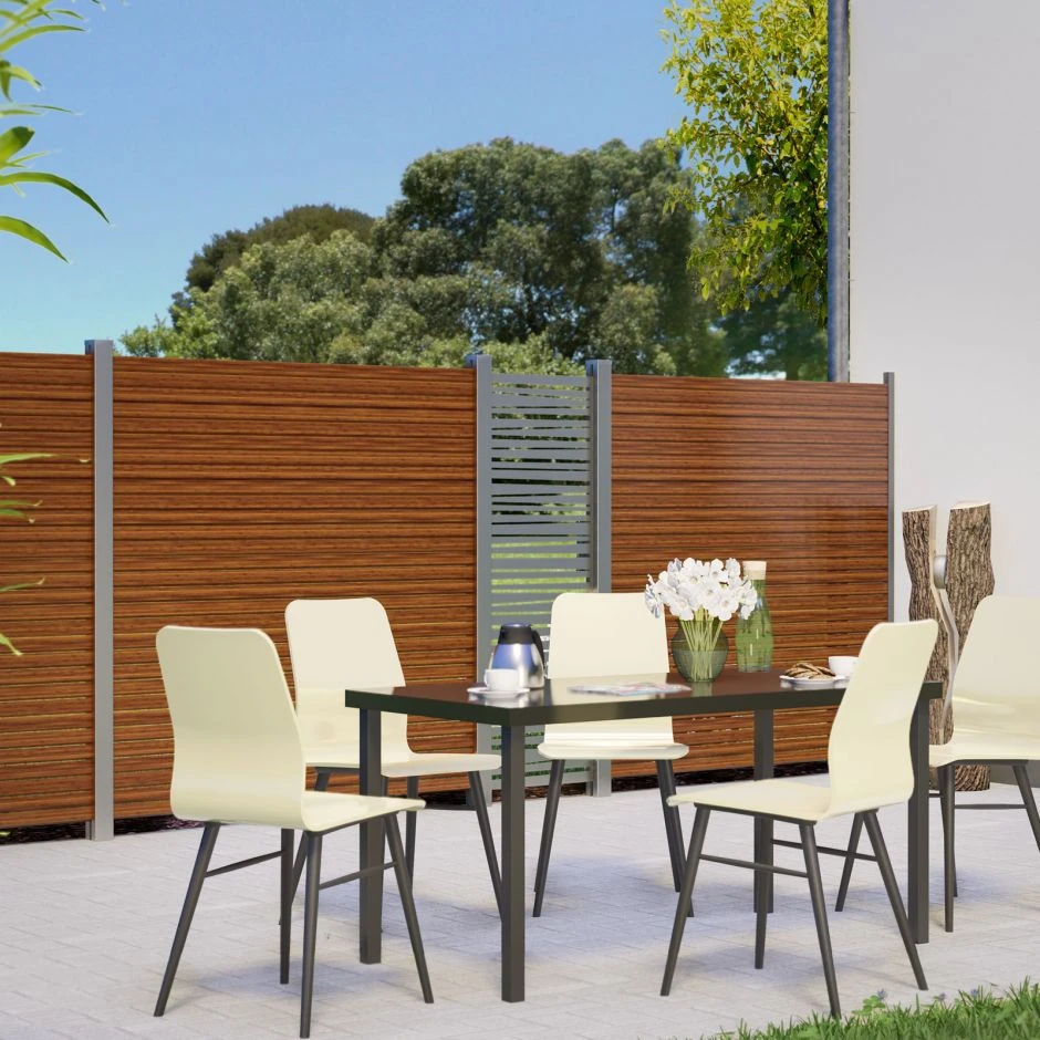 TraumGarten Sichtschutzzaun SYSTEM Rhombus Bambus – Bild 5