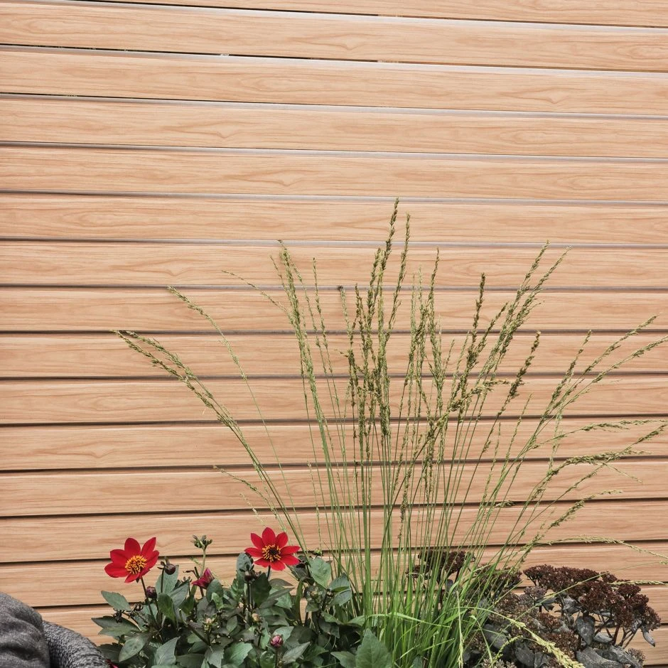 TraumGarten Sichtschutzzaun SYSTEM Rhombus Lärche – Bild 8