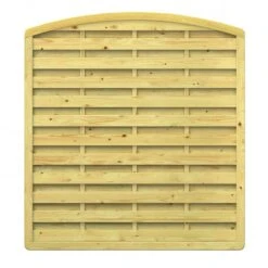 TraumGarten Sichtschutzzaun Holz XL Rund-oben
