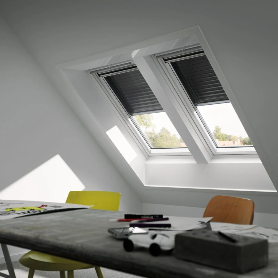 VELUX Solar-Rollladen SSL 0000S Aluminium Dunkelgrau – Bild 5