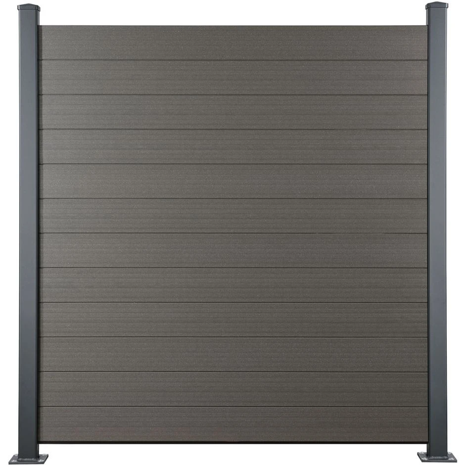 NATURinFORM WPC-Sichtschutzzaun DER EFFEKTIVE/DER FLEXIBLE FlĂ€chenset Titangrau â Bild 2
