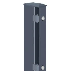 Pfosten Mit Abdeckleiste Anthrazitgrau Zum Einbetonieren