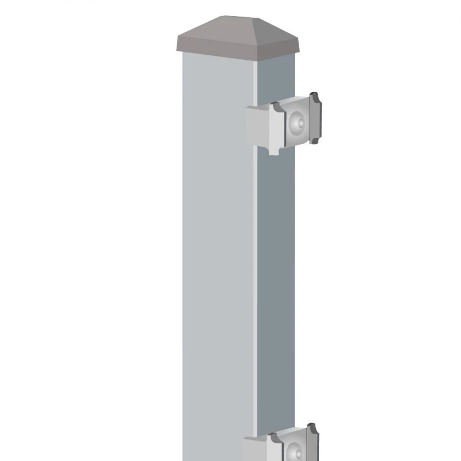 Doppelstabmattenzaun Rundum-sorglos-Paket Zink â Bild 4