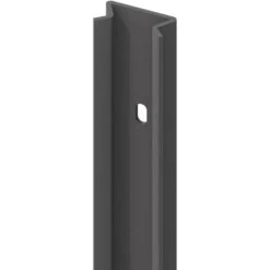 TraumGarten Sichtschutzzaun Pfosten-Eckmontageadapter FĂŒr U-Profile Anthrazit