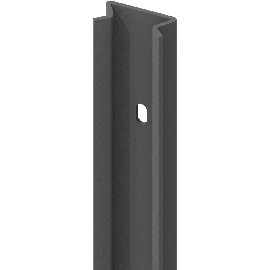 TraumGarten Sichtschutzzaun Pfosten-Eckmontageadapter FĂŒr U-Profile Anthrazit